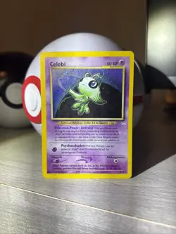 Celebi - 3/64 - 💫SWIRL💫Pokemon Neo Revelation Holo Rare Card WOTC NM - Image 2