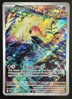 Scream Tail 065 Scarlet & Violet Promo Holo Card New Mint Cute - Image 1