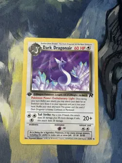 Dark Dragonair 33/82 Team Rocket Regular 1st EDITION Pokemon Card LP - Image 1