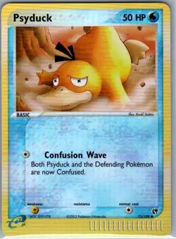 Psyduck 73/100 Reverse Holo Sandstorm - Pokemon Card - NM - Image 1