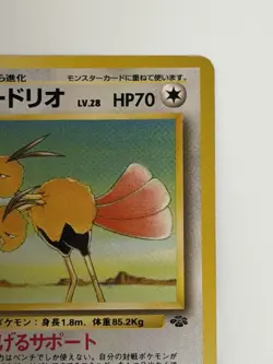 Dodrio No. 085 Jungle Old Back vintage Japanese Pokemon Card From Japan - Image 3