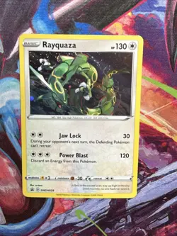 Pokemon TCG Rayquaza - SWSH029 Black Star Promo - Near Mint - Image 1