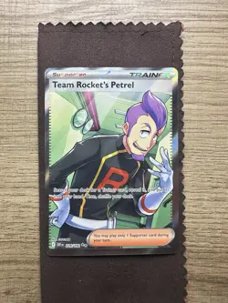 Pokemon TCG Team Rockets Petrel 226/182 SV Destined Rivals Ultra Rare Full Art - Image 1