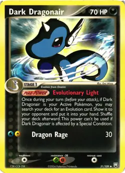 Pokemon TCG Dark Dragonair 31/109 EX Team Rocket Returns MP - Image 1