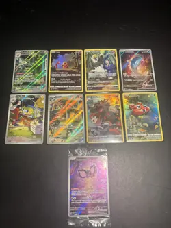 Illustration Art Rare lot of 9 Pokemon TCG NM/M sealed Pecharunt, shiny Litten - Image 2