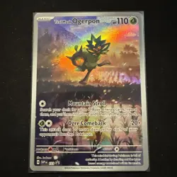 Teal Mask Ogerpon 123 - SIR - NM - Twilight Masquerade ETB Promo - Pokemon TCG - Image 1