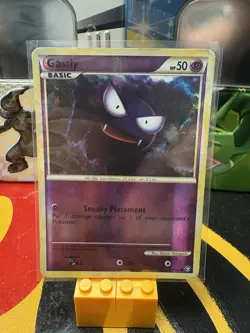 Pokemon GASTLY 63/102 Reverse Holo (2010 Triumphant) - Image 1