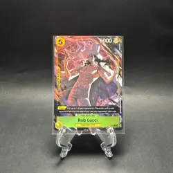 One Piece Rob Lucci Alt Art Parallel ST29-013 Starter Deck 29: Egghead NM! - Image 1