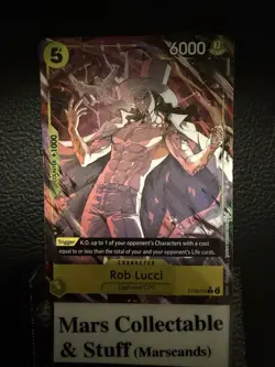 One Piece Rob Lucci (013) (Parallel) ST29-013 Starter Deck 29: Egghead Foil - Image 1