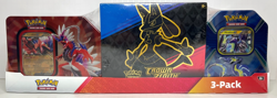 POKEMON Trading Cards TCG Costco 3 Pack Bundle CROWN ZENITH ETB + 2TINS NEW SEAL - Image 2