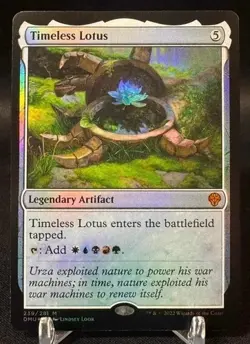 Mint/Near-Mint, English - 1 x MTG Timeless Lotus - Foil Dominaria United - Image 1