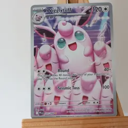 Wigglytuff 105/094 - Illustration Rare - Phantasmal Flames Full Art Pokemon TCG - Image 1