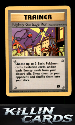 Nightly Garbage Run (Rocket's Secret Machine) 77/82 Pokemon Uncommon Team Rocket - Image 1
