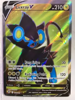 Pokemon TCG Luxray v Astral Radiance Holo Full Art Ultra Rare Card 168/189 - Image 1