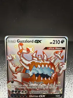 Guzzlord GX SV71/SV94 Hidden Fates Full Art Shiny Holo Rare Pokemon Card NM - Image 3