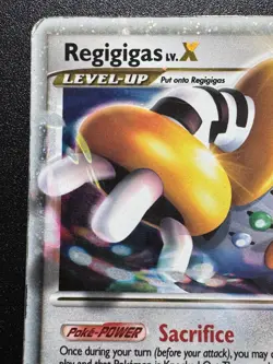 Regigigas LV.X Promo DP30 Pokemon Card Holo Foil Rare HP - Image 3