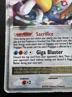Regigigas LV.X Promo DP30 Pokemon Card Holo Foil Rare HP - Image 5