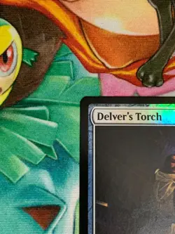 C781 MAGIC GATHERING FORGOTTEN REALMS FOIL CELESTIAL UNICORN DELVERS TOUC NM MTG - Image 3