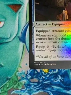 C781 MAGIC GATHERING FORGOTTEN REALMS FOIL CELESTIAL UNICORN DELVERS TOUC NM MTG - Image 4