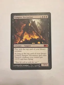 Vampire Nocturnus [Magic 2010] Magic the Gathering LP MTG - Image 1