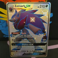Pokemon TCG Zoroark GX 210 HP Promo Holo Alternate Art 077A/073 English Card - Image 1