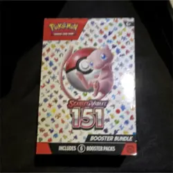 Pokemon Scarlet & Violet 151 Mew Booster Bundle Box - 6 Booster Packs - Image 1