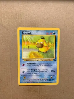 Psyduck 53/62 Fossil Set - Common Pokemon Card - NM/Mint - Image 1