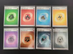 Lot 8 Pokemon Complete Set Holo Basic Energy Cards SV Shrouded Fable NM Foil🔥 - Image 1