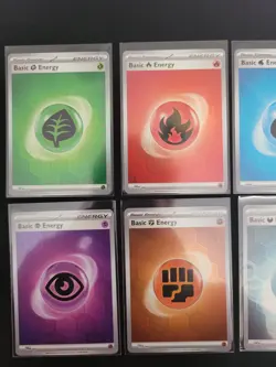 Lot 8 Pokemon Complete Set Holo Basic Energy Cards SV Shrouded Fable NM Foil🔥 - Image 2