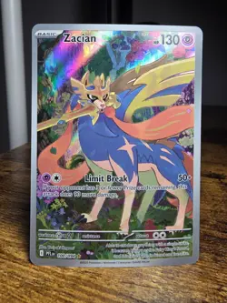 Pokemon TCG Zacian 100/094 Me02 Phantasmal Flames - NM - Image 1