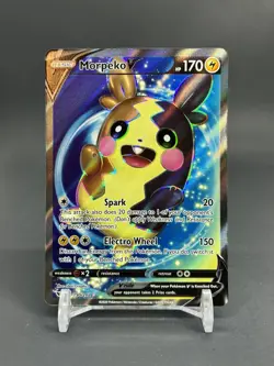 MORPEKO V 190/202 FULL ART ULTRA RARE HOLO SWORD & SHIELD SWSH01 POKEMON NM - Image 1