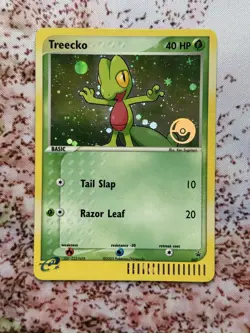 Pokemon Treecko European POP Tournament Black Star Holo Promo #007 NM - Image 1