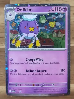 Pokemon TCG - Mega Evolutions - Black Star Promo - Drifblim 006 - Cosmo Holo -NM - Image 1