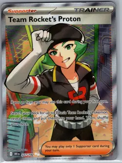 Team Rocket's Proton 227/182 SV10: Destined Rivals - Pokemon Card - NM - Image 1
