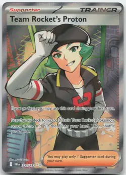 Team Rocket's Proton 227/182 SV10: Destined Rivals Pokemon Card NM - Image 1