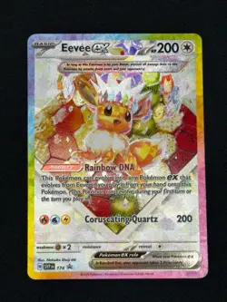 Pokemon Eevee ex 174 Sv: Scarlet & Violet Black Star Promo Holo - Image 1