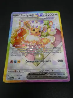 Pokemon Eevee ex 174 Sv Scarlet & Violet Black Star Promo Cards Light Played LP+ - Image 2
