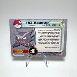 HAUNTER 93 - CARTA POKEMON TOPPS ITALIANO VINTAGE TCG CARD 1999 NO HOLO - Image 2