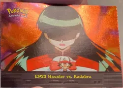 1999 Topps Pokemon Series 2 #EP23 HAUNTER VS. KADABRA Holo Silver Foil Blue Logo - Image 2