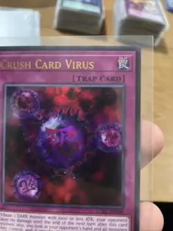 Crush Card Virus (version 2) LCKC-EN046 Unlimited Ultra Rare NM +Bonus FREESHIP! - Image 3