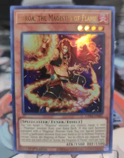 Yu-Gi-Oh! Zoroa The Magistus of Flame GEIM-EN002 Genesis Impact 1st Ed- NM - Image 1