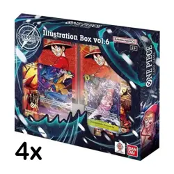 Lot Of 4x One Piece Sealed Boxes Illustration Box Vol 6 - Image 1