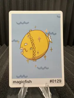 Magicfish (Magikarp) #129 - Set Hit Holo - Gen 1 Pookiemoot Fan Art - Pokemon - Image 1