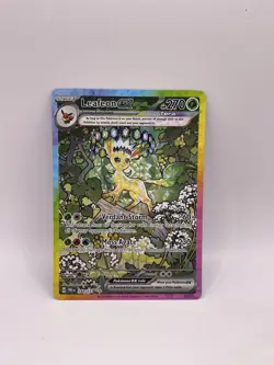Leafeon ex 144/131 Prismatic Evolutions SIR ALT ART Rare Pokemon TCG 💎 MINT - Image 1
