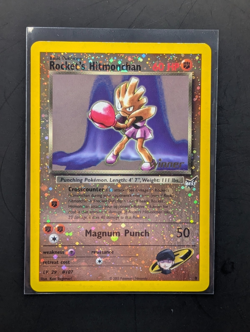 Rocket’s Hitmonchan 9 Best of Game Winner Promo Holo - Pokemon - NM - Image 1