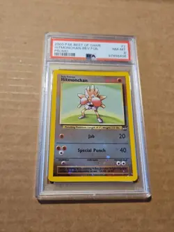 PSA 8 2003 POKEMON P.M. BEST OF GAME HITMONCHAN REV FOIL PROMO - Image 1