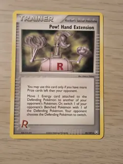 Pokemon TCG Team Rocket Returns Pow! Hand Extension Card 85/109 - NM - Image 1