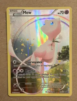 Pokemon TCG Mew XY110 Full Art Holo Black Star Promo Card 2016 - Image 1