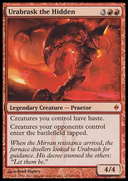 MTG Magic the Gathering Urabrask the Hidden (98/181) New Phyrexia LP - Image 1