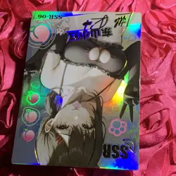 Kobeni Higashiyama CHAINSAW MAN WAIFU PEACH Goddess Holo Anime SSR Girl Card - Image 3